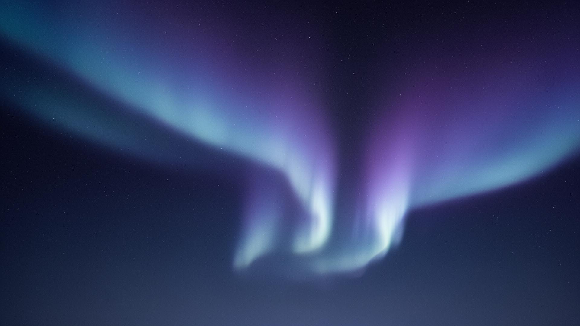 Glowing aurora background for Noeta call to action